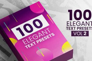 AE预设-100种优雅文字标题进入退出动画 第2季 Elegant Text Presets