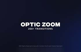 AE模板-250种冲击缩小放大视频无缝转场过渡预设 Zoom Transitions