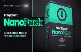 AE模板-音频可视化视觉特效动画 FreqReact Nano Pack for After Effects