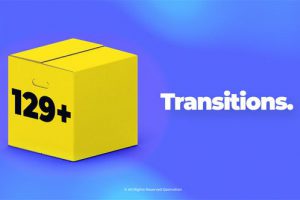 AE模板-129个简洁图形蒙版遮罩转场过渡 Clean & Minimal Transitions