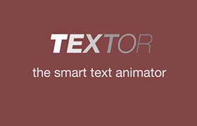 AE脚本-文字文本缓入缓出弹性动画制作 Textor v1.1.6 + 使用教程
