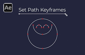 AE插件-使用键盘快捷键设置添加删除路径关键帧 Set Path Keyframes v1.0 Win/Mac