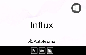 AE/PR插件-直接导入编辑MKV/MOV/FLV格式素材视频解码器 Influx v1.2.5 Win
