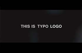 AE模板-仅10秒超快速纯文字文本排版logo快闪片头动画 Typo Logo Opener