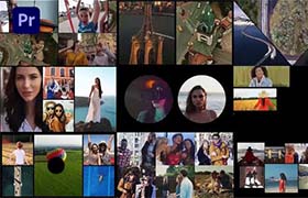 PR模板-59组动态分屏多画面组合预设 Multi Screen Frames Pack
