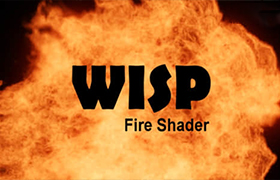 Blender插件-真实火焰特效模拟 WISP Fire Shader V1.3