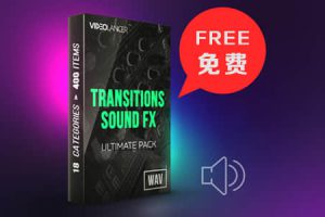 音效-400个电影游戏卡通故障过渡转场按钮气氛环境音效 400 Sound FX for Transitions and Identity – Ultimate Pack