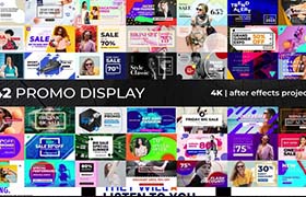AE模板-42款可用于宣传促销展示的海报图片文字排版设计Promo Display