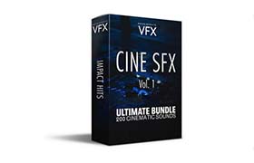 音乐音效-300个飞行冲撞击打嗖嗖过渡环境氛围电影音效 CINE SFX Vol. 1 Ultimate Bundle