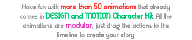 AE模板-MG动画二维卡通多职业人物角色动作绑定场景动画包 Design and Motion Character Kit插图11