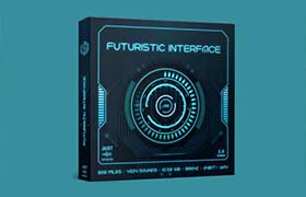 音效音乐-4300种科技感应用程序UI界面交互音效素材 Futuristic Interface