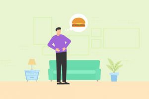 AE模板-餐饮配送外卖卡通动画点单制作过程演示故事工程包Food Delivery Animation