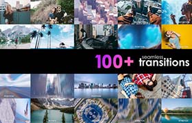 AE模板-100种人物场景视频无缝转场过渡预设 Seamless Transitions