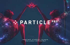 AE脚本-酷炫魔法粒子破碎消散汇聚特效生成器 Particle Pro V1.3.0 Win/Mac + 使用教程