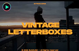 视频素材-26个4K电影胶片边框静帧图片 Vintage Aspect Ration Letterboxes