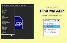 AE插件-快速查找工程存放位置 Find My AEP V2.3