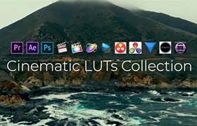 LUTs预设-50种电影Vlog旅行浪漫爱情复古风景LUTS调色预设 Cinematic LUTs Collection