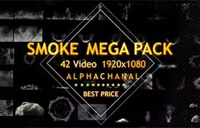 视频素材-42个有透明通道的烟雾动画视频素材 Smoke