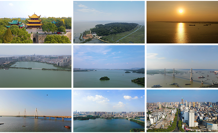 湖南岳阳洞庭湖大桥君山岛湘君园岳阳楼旅游景点风光实拍视频素材插图8