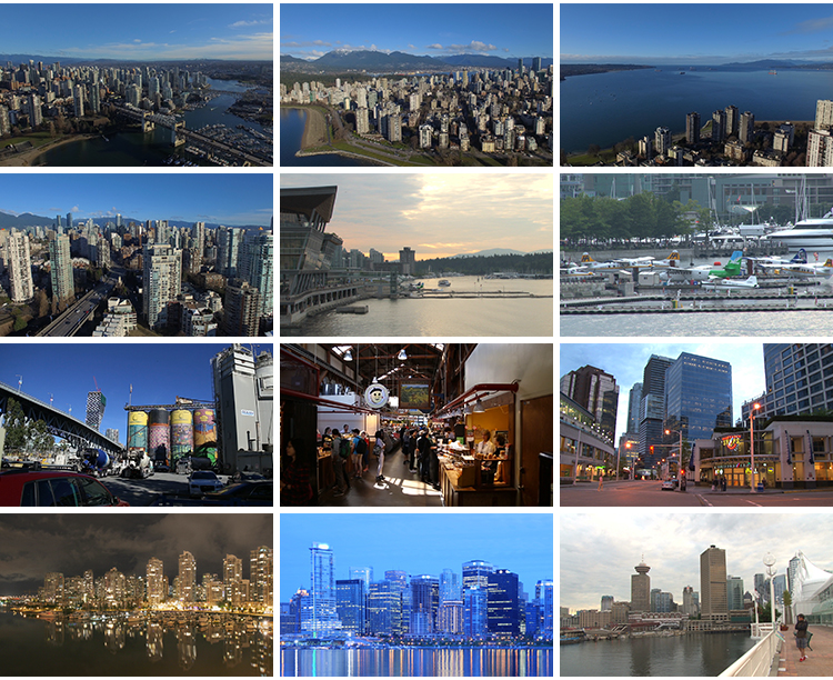 加拿大温哥华城市地标建筑风光灯光夜景人文景观旅游高清视频素材插图8