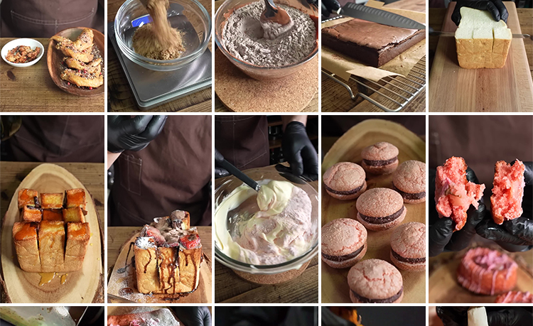 甜点小吃美食蛋糕点甜品巧克力手工创意制作竖屏高清抖音视频素材插图8