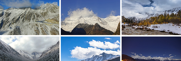 雪山风景航拍风光西藏川西旅游景点山脉自然美景高清实拍视频素材插图8