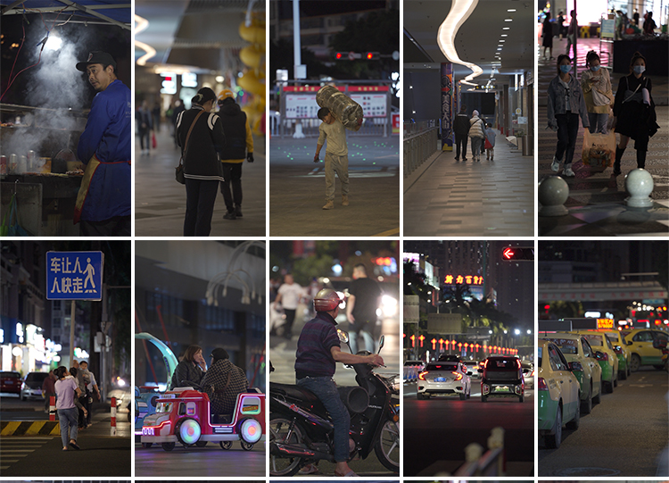 城市夜景夜晚人物情感孤独街景街拍人流治愈系抖音高清短视频素材插图17