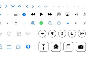 免费iOS 7图标 PSD素材网页图标