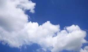 白云涌动蔚蓝天空意境视频素材+意境