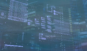 高科技网络代码背景视频素材