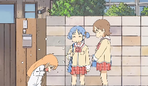 卡通动漫日本小女孩女生放学欺凌他人视频素材