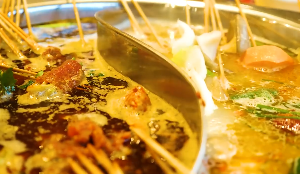 串串香火锅配菜视频素材