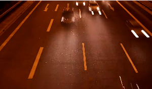 高速公路路灯视频素材