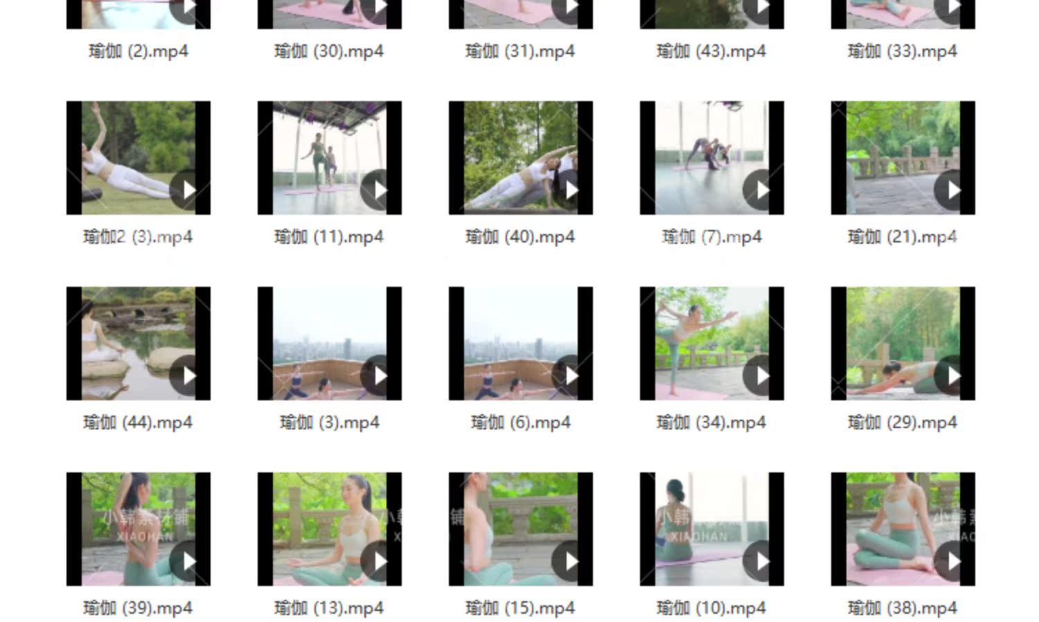 瑜伽健身运动横版高清抖音自媒体pr剪辑背景视频素材插图11