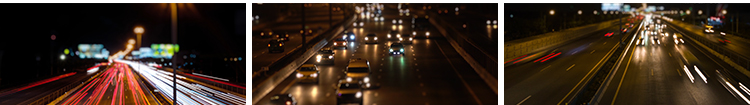 城市夜晚夜景街道路交通汽车流车灯模糊光斑光晕闪烁实拍视频素材插图10