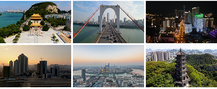 柳州城市地标建筑航拍延时大桥夜景宣传旅游景点CBD高清视频素材插图10