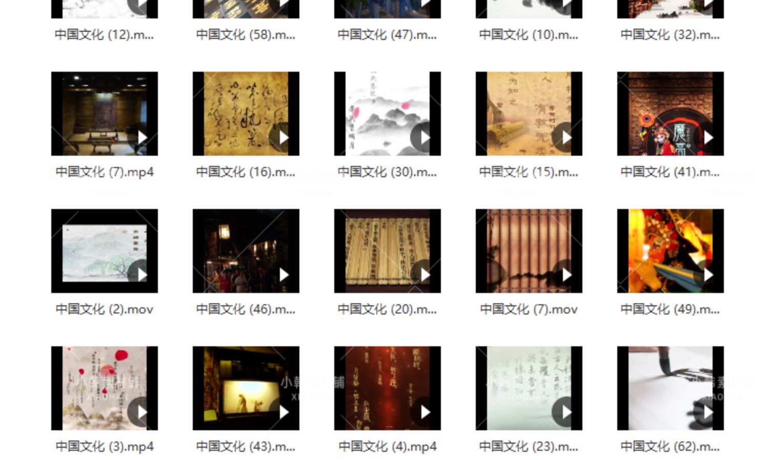 中国文化传统传承横版高清抖音自媒体pr剪辑背景视频素材插图9