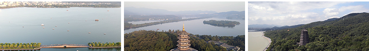 杭州西湖旅游风景点风光雷峰塔夕阳航拍延时高清实拍剪辑视频素材插图10