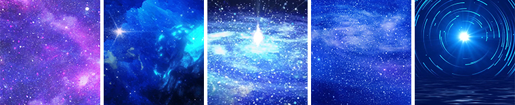 唯美星空浩瀚宇宙星云粒子夜空太空蓝色竖屏竖版直播背景视频素材插图10