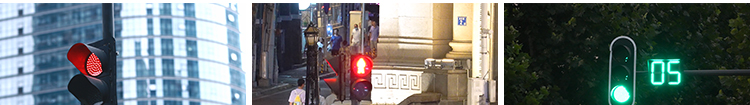 晚上交通信号灯红绿灯现代交通马路城市夜景车流行人实拍视频素材插图10