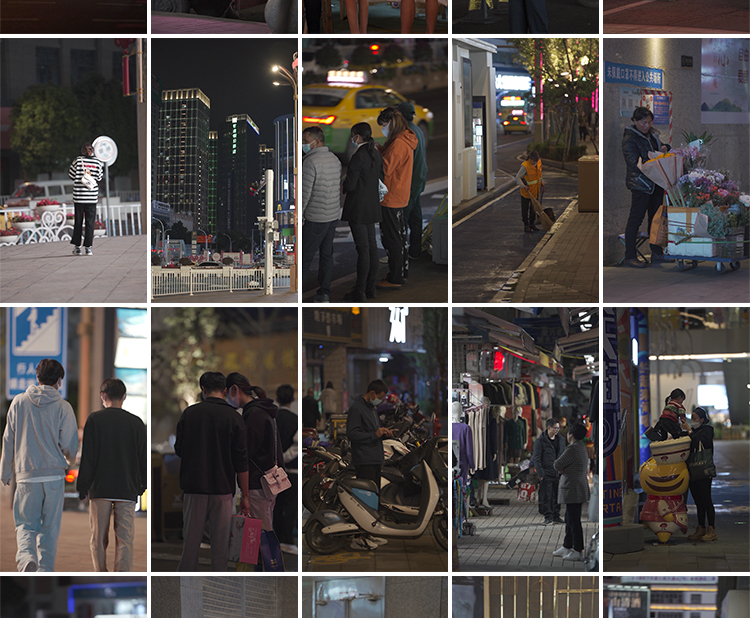 城市夜景夜晚人物情感孤独街景街拍人流治愈系抖音高清短视频素材插图15