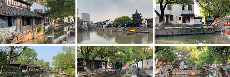 苏州园林古镇建筑古朴房屋凉亭湖水巷古典景色旅游景区短视频素材插图4
