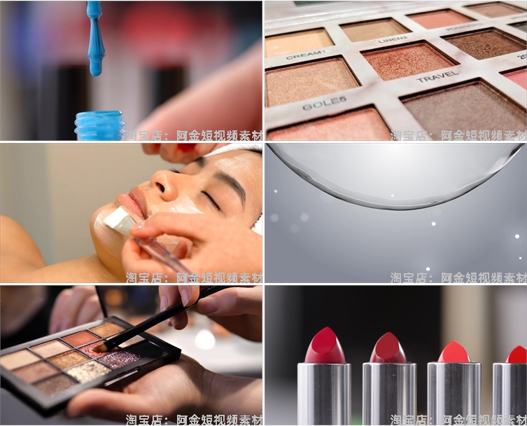 美妆美容化妆品美甲口红涂抹底粉刷抖音短视频自媒体高清素材剪辑插图3