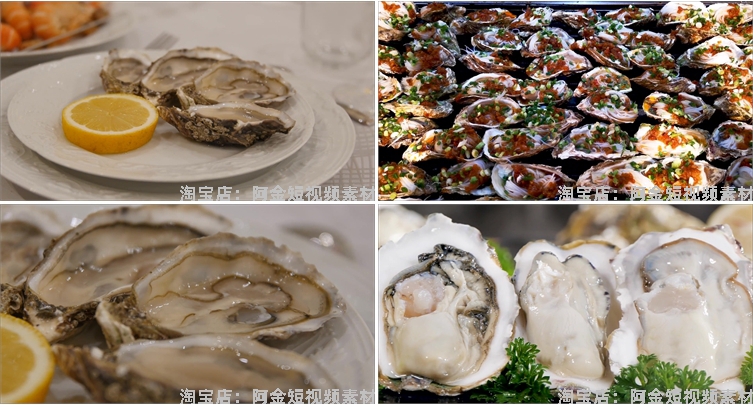 生蚝海蛎子夜宵生活烧烤炭烤美食短视频自媒体高清实拍素材剪辑插图4