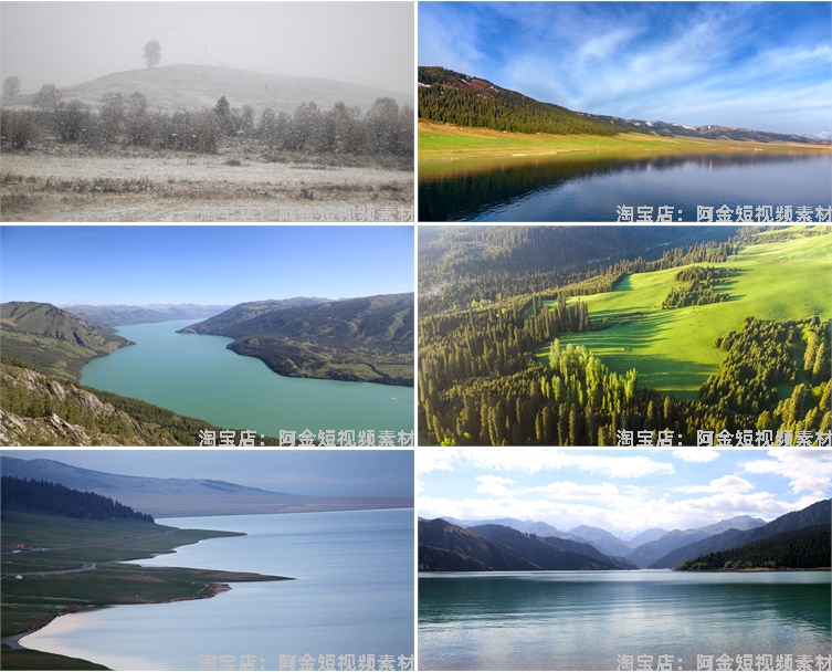 新疆自然风光喀纳斯湖喀什风景素材高清治愈系旅游景点摄影图片照插图4