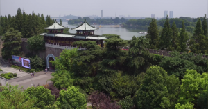 南京4K航拍高清视频素材-城市风景延时摄影