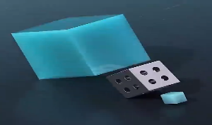 C4D创建方块模型滚动视频素材