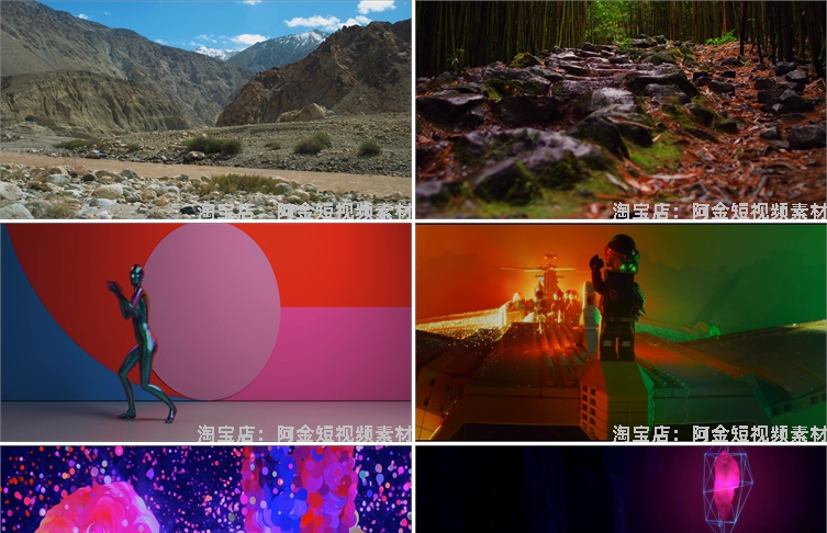 4K自然风景视频电视手机品牌商场演示片超高清素材人文美食测试片插图3