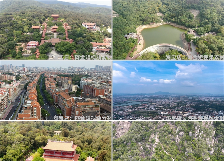 福建泉州城市风光景点建筑航拍风景素材高清旅游自然治愈系短视频插图5