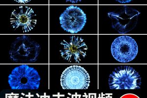 炫酷爆炸能量冲击波魔幻扩散开合成pr_ae特效mov透明通道视频素材